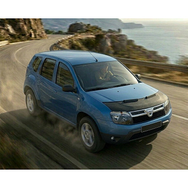 Abdeckung des vorderen Teils der Motorhaube in Schwarz Dacia Duster 2010-2018