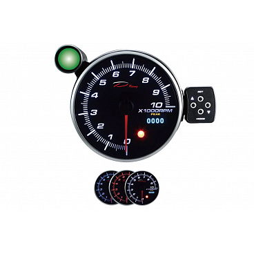 Depo PK DUAL 115mm Uhr - Drehzahlmesser