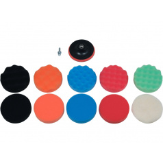 Polierscheiben-Set 125 mm, M14 12 Stück