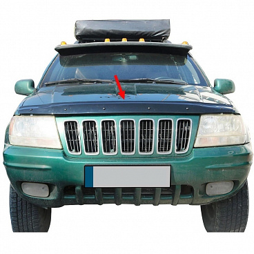 Motorhauben-Windabweiser für Jeep Grand Cherokee 1998–2005