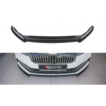 Spoiler unter der vorderen Stoßstange ver.1 für Škoda Superb Mk3 FL Facelift, Maxton Design (ABS-Kunststoff ohne Oberflächenbehandlung) Spoiler unter der vorderen Stoßstange ver.1 für Škoda Superb Mk3 FL Facelift, Maxton Design (ABS-Kunststoff ohne Oberflächenbehandlung)