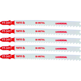 Sägeblatt für Säbelsäge 130 mm UNI TPI10-5 5 Stück Bimetall