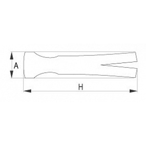 Schusterhammer 450 g Metall