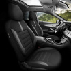OTOM LIMITED 102 BLACK/GREY 3-ZIP Autositzbezug-Set