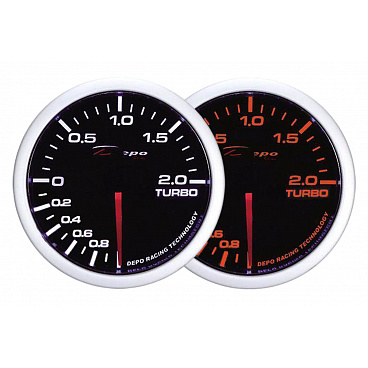 Depo WA 60mm Uhr - Turbo Electric -1 bis 2 BAR
