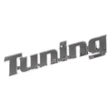 Selbstklebendes TUNING PLASTIC Emblem