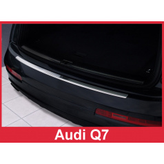 Edelstahlabdeckung - Schwellenschutz für die hintere Stoßstange Audi Q7 2006-15