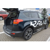 Edelstahlabdeckung - Schwellenschutz für die hintere Stoßstange Toyota RAV4 IV 2013-15