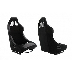 Sporthartschale A1 RACING RACE PLUS aus schwarzem Velours