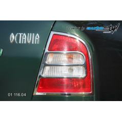 Rücklichtrahmen - Chrom Škoda Octavia I 2001+
