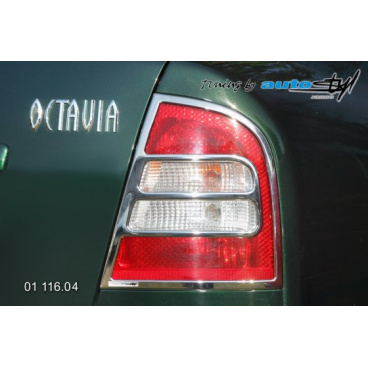 Rücklichtrahmen - Chrom Škoda Octavia I 2001+ Rücklichtrahmen - Chrom Škoda Octavia I 2001+
