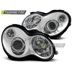 MERCEDES W203 C-KLASSE 07.2000-03.2004 FRONTLEUCHTEN AUS KLAREM CHROM