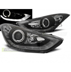 Hyundai Elantra 11.2010 – schwarze Daylight-LED-Frontscheinwerfer