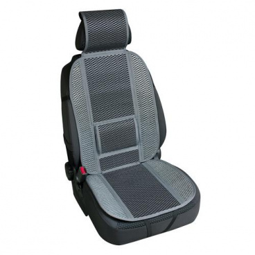 Grauer Sitzbezug aus Bambus