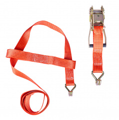 3-Punkt-Radspanngurt mit Ratsche 5000kg 50mm 3m AMiO-03317