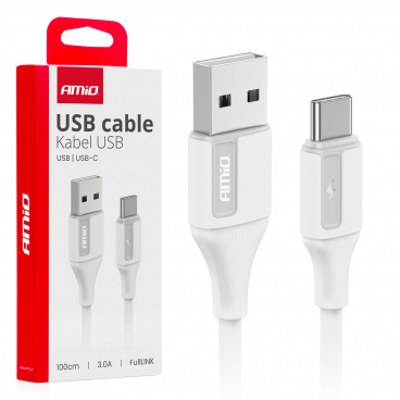 USB-zu-USB-C-Kabel 3A 100cm FullLINK AMIO-03917 USB-zu-USB-C-Kabel 3A 100cm FullLINK AMIO-03917