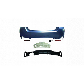BMW 4 F32 F33 F36 Heckstoßstange mit Diffusor BMW 4 F32 F33 F36 Heckstoßstange mit Diffusor