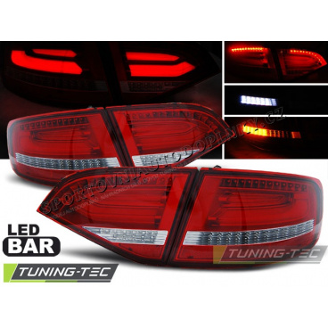 Audi A4 B8 2008-11 Avant Rückleuchten rot-weiße LED Audi A4 B8 2008-11 Avant Rückleuchten rot-weiße LED