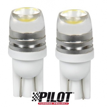 2 Stück Hyper LED T10 12V 5W Glühbirne – optisches Glas im oberen Teil 2 Stück Hyper LED T10 12V 5W Glühbirne – optisches Glas im oberen Teil