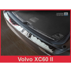 Edelstahlabdeckung – Schwellenschutz für die hintere Stoßstange Volvo XC60 II 2017+