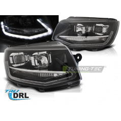 VW T6 15- Frontscheinwerfer klar schwarz LED TRU DRL