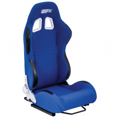 Sportlich verstellbarer Sitz Race Sport Stoff blau