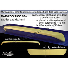 DAEWOO TICO (93-98) Heckspoiler. Tür oben DT2L