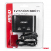 Zigarettenanzünder-Verteiler mit Ladegerät 2x USB-A 1x USB-C 12V 24V 120W 70cm AMIO-04361