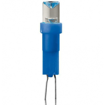 LED-Glühbirne T5 12V - BLAU 2 Stk