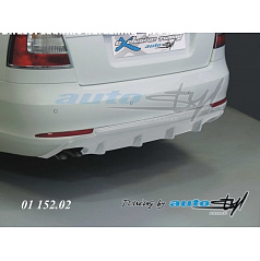 Heckstoßstangendiffusor – für Škoda Octavia II Facelift-Limousine/Kombi-Lackierung