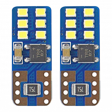 Glühbirne 12 SMD UltraBright LED T10 (W5W) 12V/24V weiß CAN-BUS