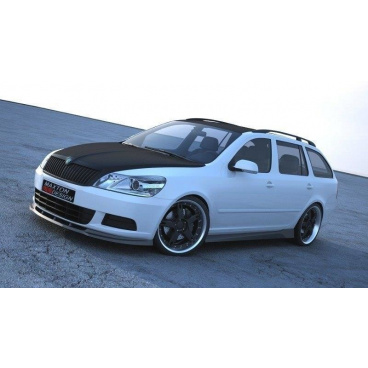 Spoiler unter der Frontstoßstange für Škoda Octavia Mk2 Facelift, Maxton Design (ABS-Kunststoff ohne Oberflächenbehandlung) Spoiler unter der Frontstoßstange für Škoda Octavia Mk2 Facelift, Maxton Design (ABS-Kunststoff ohne Oberflächenbehandlung)