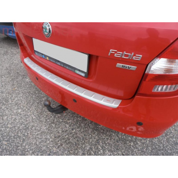 Fünfte Türschwelle mit Vorsprüngen, ABS-Silber Škoda Fabia II Combi