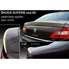 Škoda Superb II Limousine 2008 – Heckspoiler (EU-Homologation) Škoda Superb II Limousine 2008 – Heckspoiler (EU-Homologation)