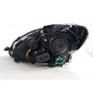 Mercedes W204 2007-10 klare Frontleuchten schwarz H7