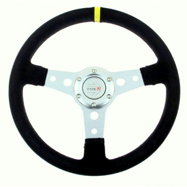 Sportlenkrad WRC Rally II schwarz (Wildlederbezug) 350 mm