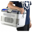 Kühlbox mit Heizfunktion weiß 15 Liter 12V/ 220V