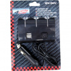 Dreifach-Feuerzeugsteckdose mit Beleuchtung +2 USB-12V und 24V