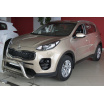 Edelstahlabdeckung zum Schutz der Schwelle der hinteren Stoßstange Kia Sportage IV 2016+