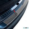 Edelstahl-Heckstoßstangenabdeckung Omtec VW Tiguan II 2016+ dunkles Chrom