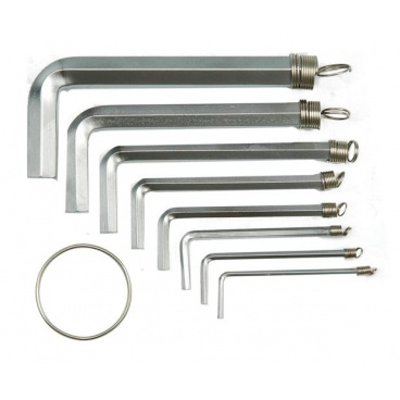 Inbusschlüsselsatz 10-tlg. 1,5 - 10 mm CrV