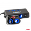 Doppelte Verlängerungssteckdose 2xUSB 1xUSB C 12/24V max 200W AMiO-04173