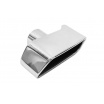 Endrohr 180x80mm Eingang 60mm BMW 525 Poliert Set