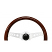 Lenkrad 350mm Holz Silber