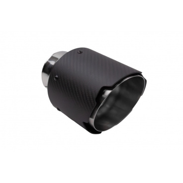 Endrohr 114mm Eingang 76mm Carbon Matt