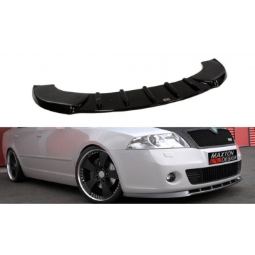 Spoiler unter der RS-Frontstoßstange vor dem Facelift für Škoda Octavia RS Mk2, Maxton Design (ABS-Kunststoff ohne Oberflächenbehandlung) Spoiler unter der RS-Frontstoßstange vor dem Facelift für Škoda Octavia RS Mk2, Maxton Design (ABS-Kunststoff ohne Oberflächenbehandlung)