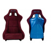 Sportstuhl SLIDE KS2 Premium Dunkellila Velours & Meeresblau Glitzer