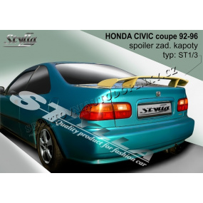 HONDA CIVIC Coupé 92-96 Heckspoiler. Hauben (EU-Homologation) HONDA CIVIC Coupé 92-96 Heckspoiler. Hauben (EU-Homologation)