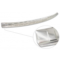 Schutzblech der hinteren Stoßstange Škoda Enyaq iV Edelstahl glänzend