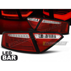 Audi A5 2007-06.2011 Coupé – rot-weiße LED-BAR-Rückleuchten